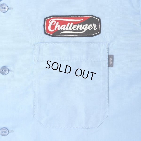 画像2: CHALLENGER/L/S PATCHED WORK SHIRT（SAX）［パッチドワークシャツ-25春夏］