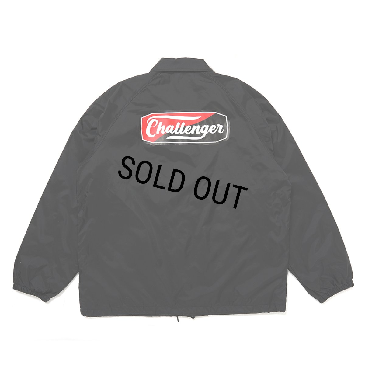 画像1: CHALLENGER/TWO TONE LOGO COACH JACKET（BLACK）［ツートーンロゴコーチJKT-25春夏］ (1)