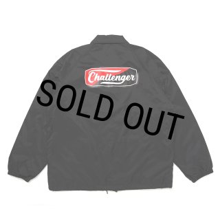 CHALLENGER/TWO TONE LOGO COACH JACKET（BLACK）［ツートーンロゴ