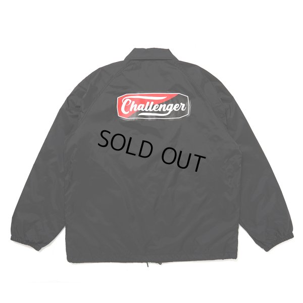 画像1: CHALLENGER/TWO TONE LOGO COACH JACKET（BLACK）［ツートーンロゴコーチJKT-25春夏］