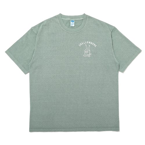 他の写真1: CHALLENGER/PIGMENT PEACE TEE（MINT）［ピグメント染めプリントT-25春夏］