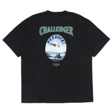 画像1: CHALLENGER/HEY DUCK TEE（BLACK）［プリントT-25春夏］ (1)