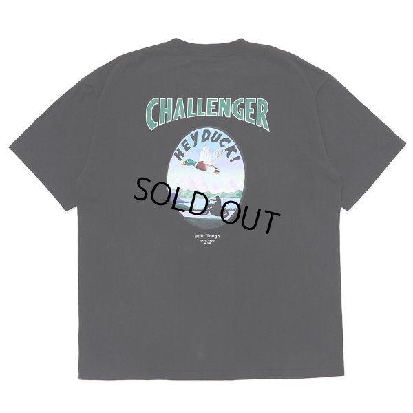 画像1: CHALLENGER/HEY DUCK TEE（BLACK）［プリントT-25春夏］