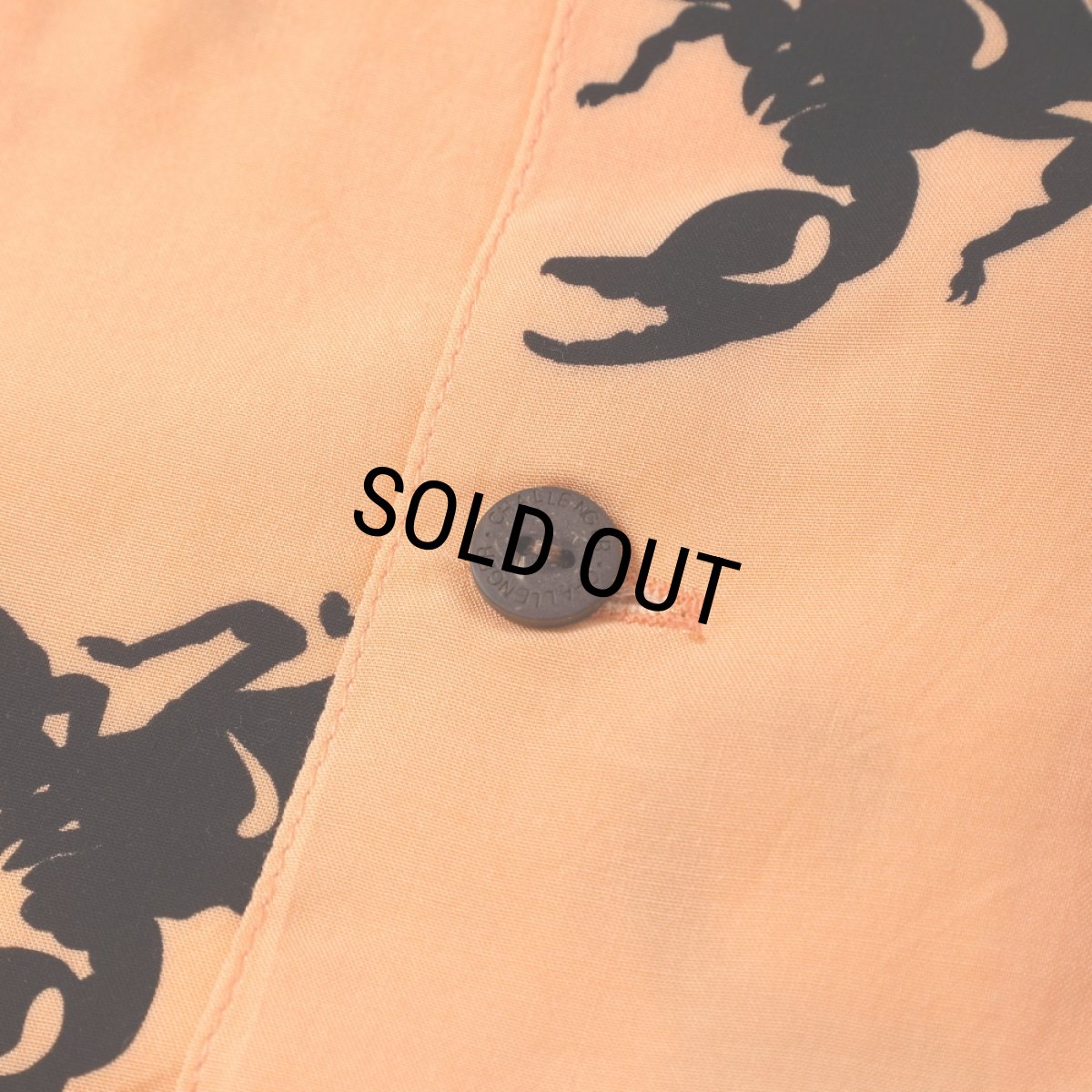 画像4: CHALLENGER/S/S SCORPION SHIRT（LT ORANGE）［スコーピオンシャツ-25春夏］ (4)