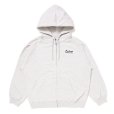 画像2: CHALLENGER/CHECKER ZIP HOODIE（GRAY）［ジップフーディー-25春夏］ (2)