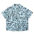 画像1: CHALLENGER/S/S STONE SHIRT（LT BLUE）［ストーンシャツ-25春夏］ (1)