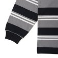 画像4: CHALLENGER/L/S BORDER TEE（GRAY/BLACK）［ボーダー長袖T-25春夏］ (4)