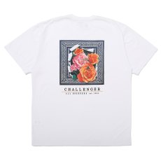 画像1: CHALLENGER/ROSE BANDANA TEE（WHITE）［プリントT-25春夏］ (1)