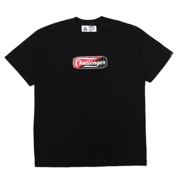 画像1: CHALLENGER/TWO TONE LOGO TEE（BLACK）［プリントT-25春夏］