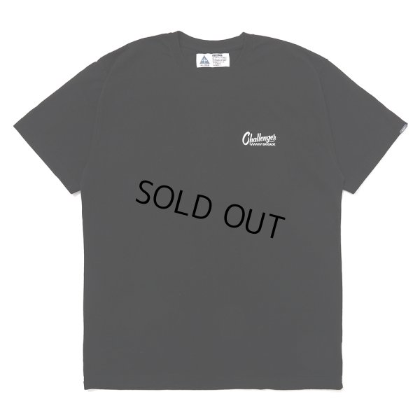 画像2: CHALLENGER/CHECKER LOGO TEE（BLACK）［プリントT-25春夏］