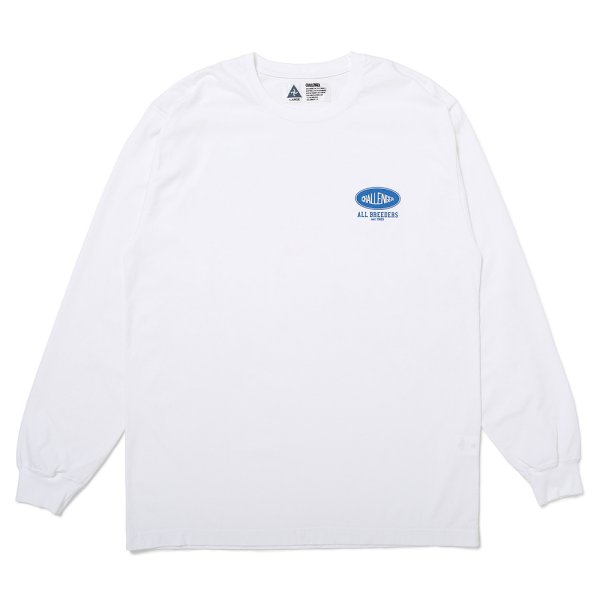 画像2: CHALLENGER/L/S FROG TEE（WHITE）［プリント長袖T-25春夏］