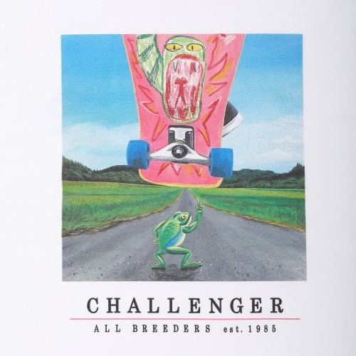 他の写真3: CHALLENGER/L/S FROG TEE（WHITE）［プリント長袖T-25春夏］