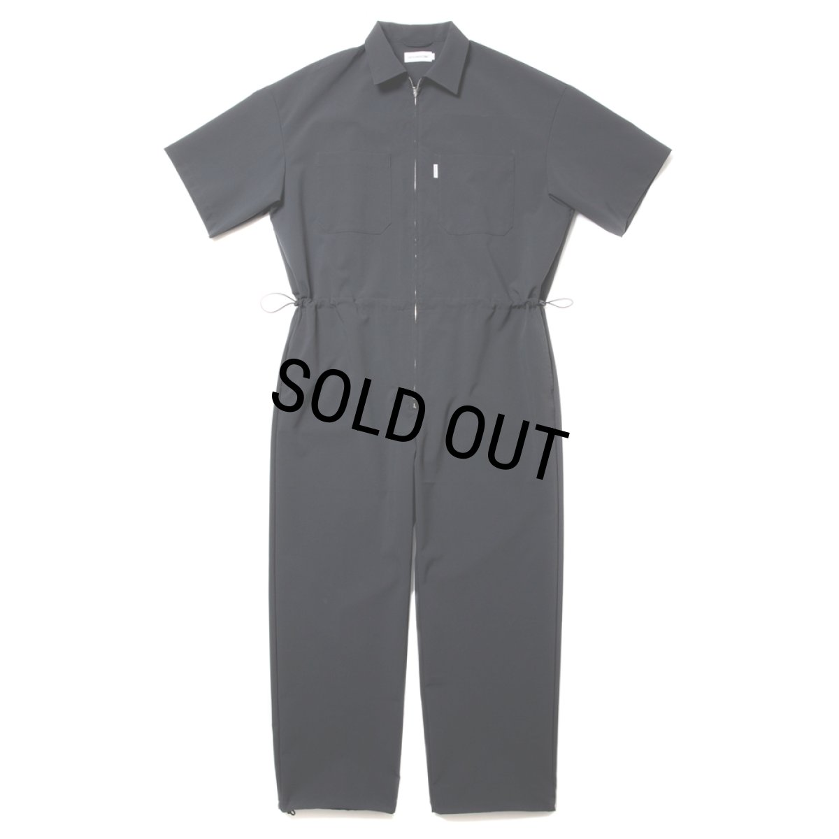 画像1: COOTIE PRODUCTIONS/Polyester Typewriter Error Fit Jump Suits（Black）［エラーフィットジャンプスーツ-24春夏］ (1)