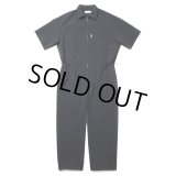 COOTIE PRODUCTIONS/Polyester Typewriter Error Fit Jump Suits（Black）［エラーフィットジャンプスーツ-24春夏］