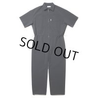 COOTIE PRODUCTIONS/Polyester Typewriter Error Fit Jump Suits（Black）［エラーフィットジャンプスーツ-24春夏］