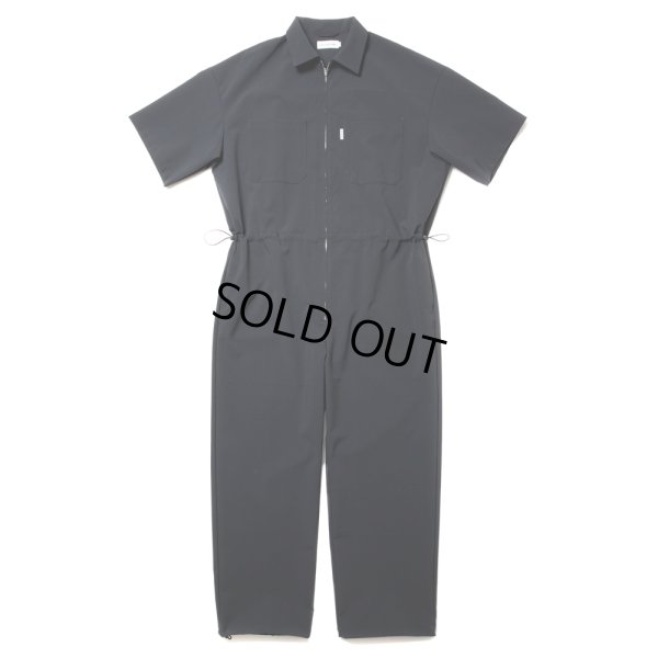 画像1: COOTIE PRODUCTIONS/Polyester Typewriter Error Fit Jump Suits（Black）［エラーフィットジャンプスーツ-24春夏］