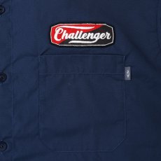 画像2: CHALLENGER/S/S PATCHED WORK SHIRT（NAVY）［パッチドワークシャツ-25春夏］ (2)