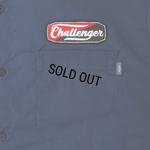 画像2: CHALLENGER/S/S PATCHED WORK SHIRT（NAVY）［パッチドワークシャツ-25春夏］