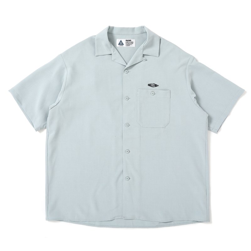 画像1: CHALLENGER/S/S PANAMA SHIRT（MINT）［パナマシャツ-25春夏］