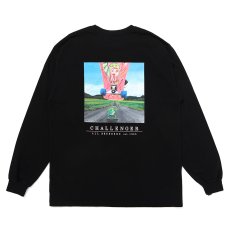 画像1: CHALLENGER/L/S FROG TEE（BLACK）［プリント長袖T-25春夏］ (1)