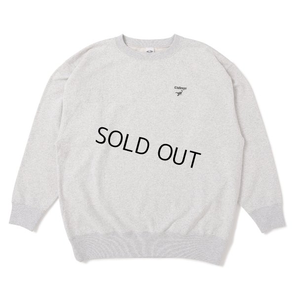 画像2: CHALLENGER/SCORPION C/N SWEAT（GRAY）［クルーネックスウェット-25春夏］