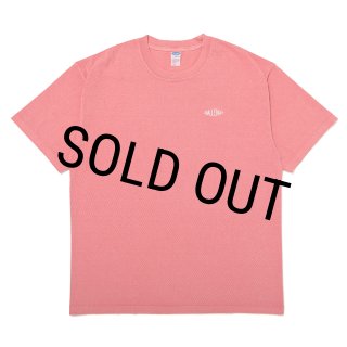 CHALLENGER/PIGMENT LOGO TEE（LT CHERRY）［ピグメント染め刺繍T-25春