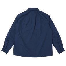 画像2: CHALLENGER/L/S PATCHED WORK SHIRT（NAVY）［パッチドワークシャツ-25春夏］ (2)