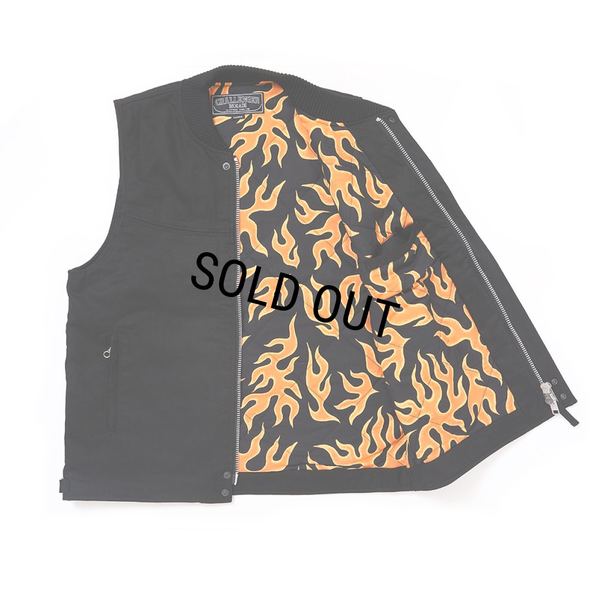 画像3: CHALLENGER/DERBY VEST（BLACK）［ダービーベスト-25春夏］ (3)