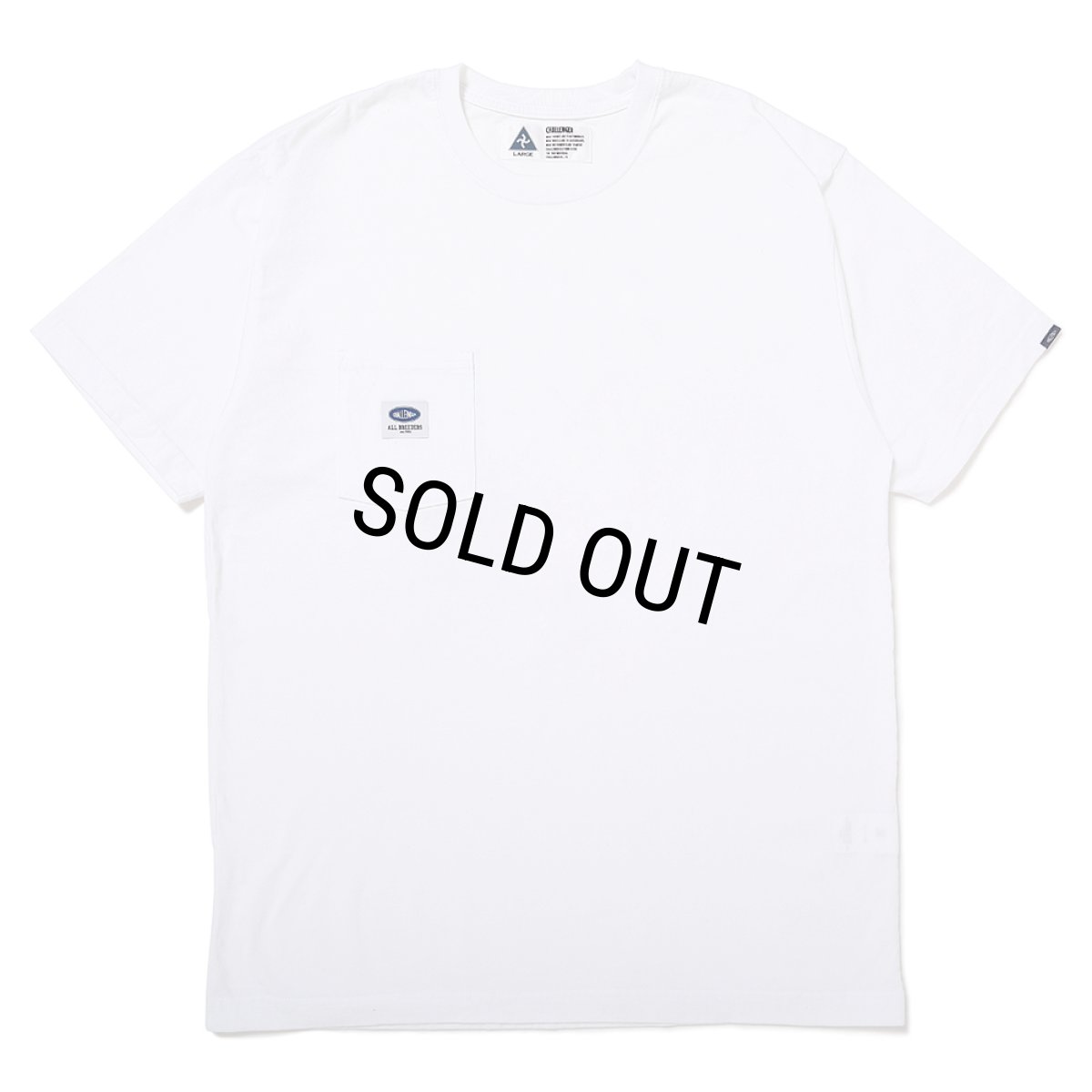 画像2: CHALLENGER/COCKTAIL POCKET TEE（WHITE）［プリントポケT-25春夏］ (2)