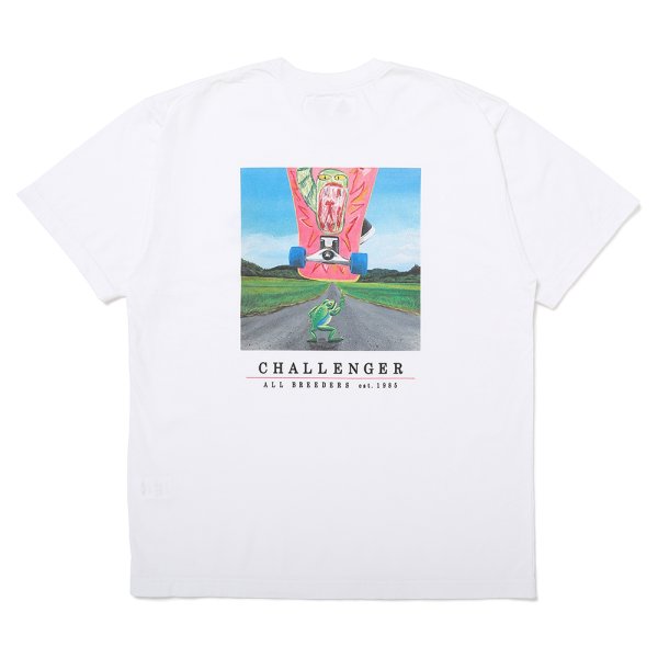 画像1: CHALLENGER/FROG TEE（WHITE）［プリントT-25春夏］