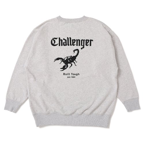 他の写真2: CHALLENGER/SCORPION C/N SWEAT（GRAY）［クルーネックスウェット-25春夏］