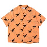 CHALLENGER/S/S SCORPION SHIRT（LT ORANGE）［スコーピオンシャツ-25春夏］
