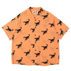 画像1: CHALLENGER/S/S SCORPION SHIRT（LT ORANGE）［スコーピオンシャツ-25春夏］ (1)