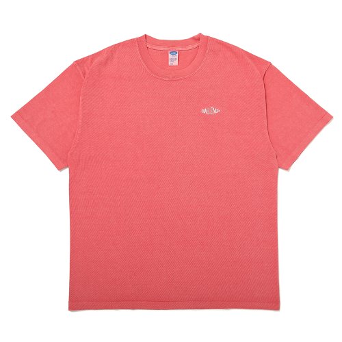 他の写真1: CHALLENGER/PIGMENT LOGO TEE（LT CHERRY）［ピグメント染め刺繍T-25春夏］