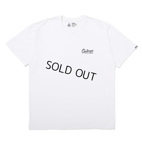 画像2: CHALLENGER/CHECKER LOGO TEE（WHITE）［プリントT-25春夏］