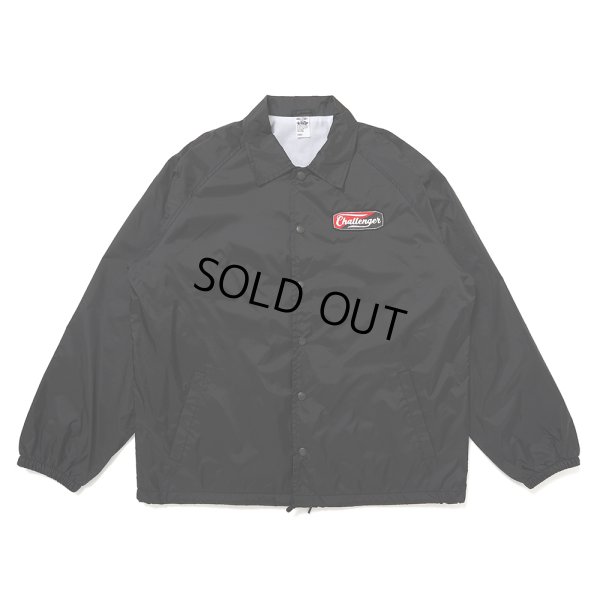 画像2: CHALLENGER/TWO TONE LOGO COACH JACKET（BLACK）［ツートーンロゴコーチJKT-25春夏］