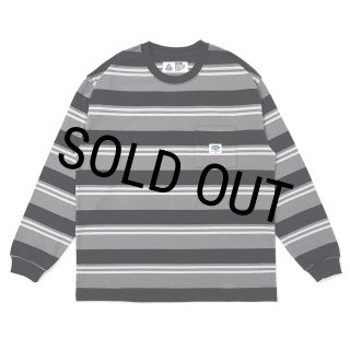 トップス At Last YOUNG BORDER TEE border T-shirt