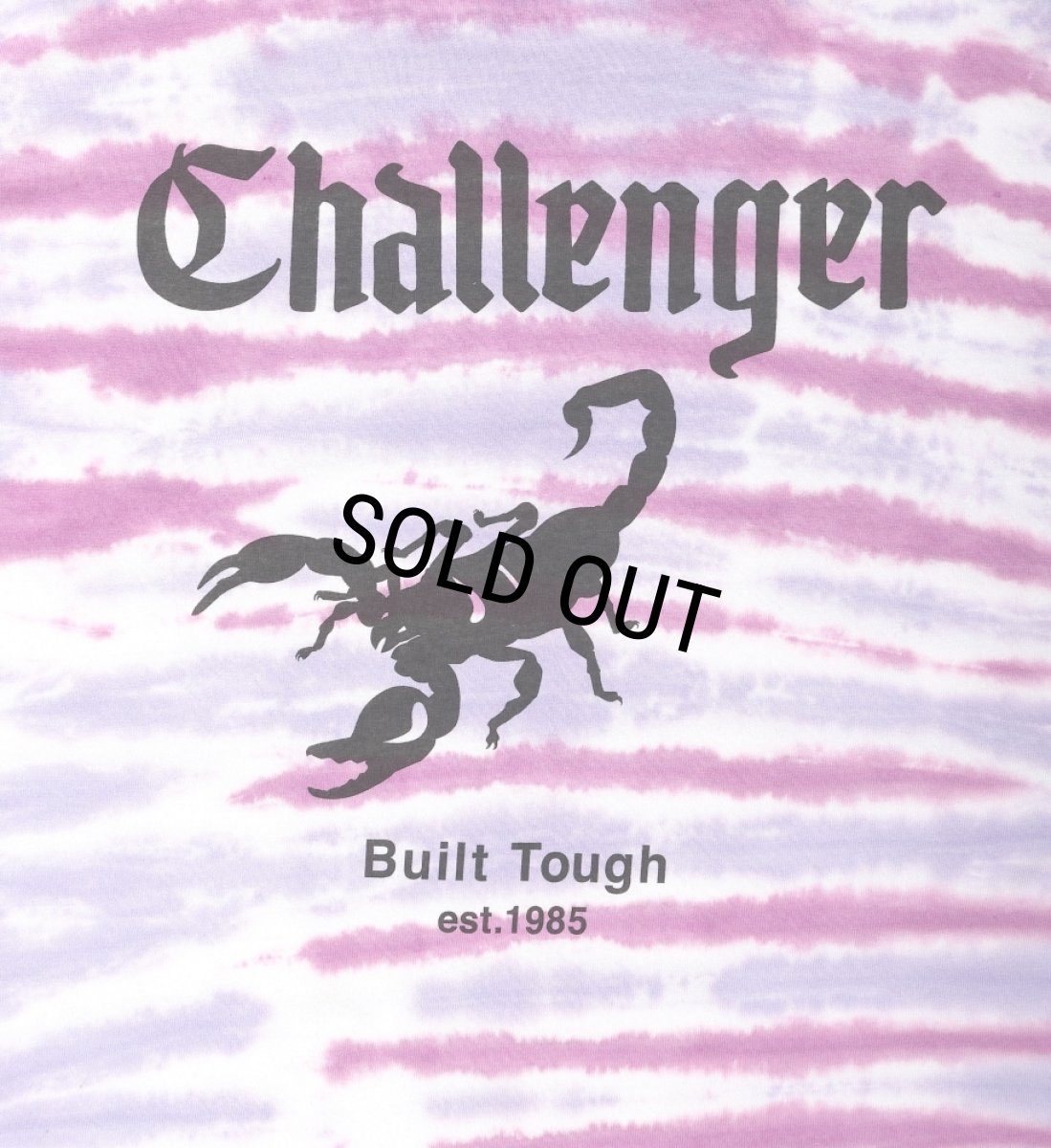 画像4: CHALLENGER/TIE DYE SCORPION TEE（LT PURPLE）［タイダイT-25春夏］ (4)