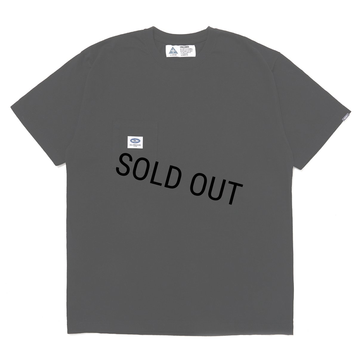 画像2: CHALLENGER/COCKTAIL POCKET TEE（BLACK）［プリントポケT-25春夏］ (2)