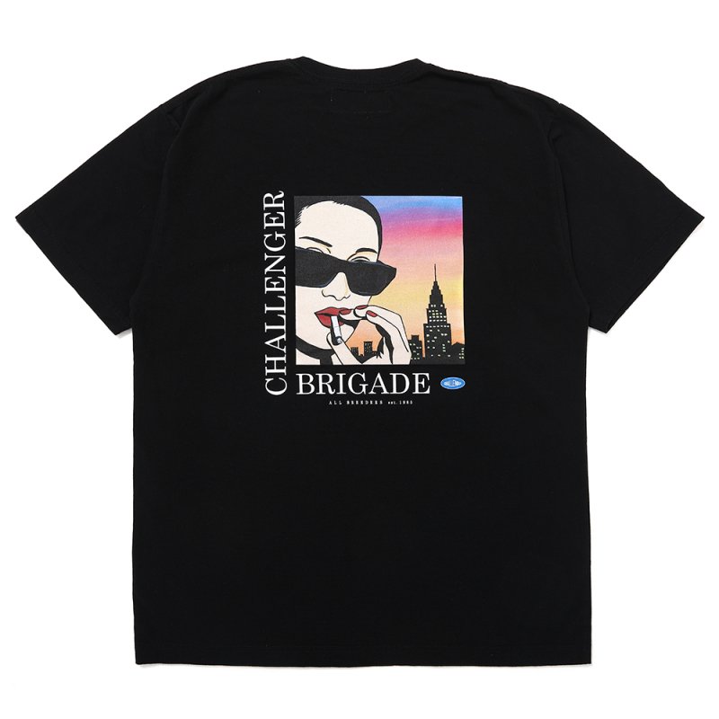 画像2: CHALLENGER/CIGAR POCKET TEE（BLACK）［プリントポケT-25春夏］