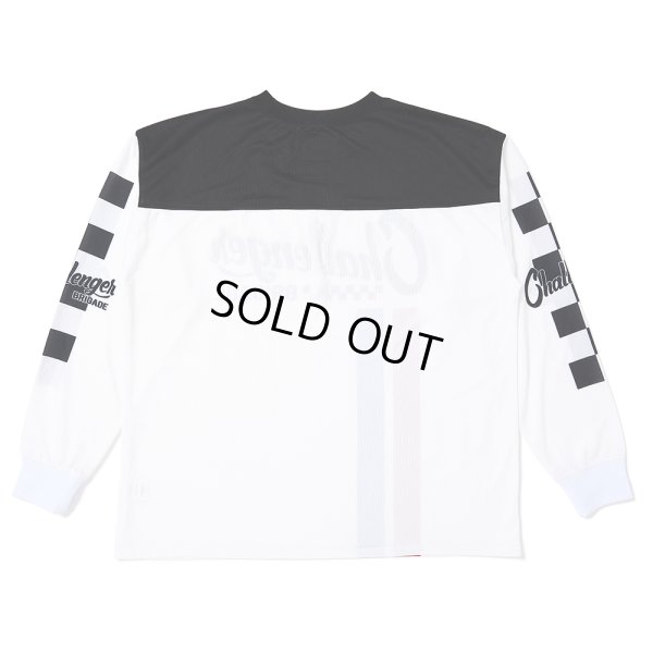 画像2: CHALLENGER/L/S RACING TEE（WHITE）［レーシング長袖T-25春夏］