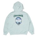 CHALLENGER/HEY DUCK ZIP HOODIE（MINT）［ジップフーディー-25春夏］