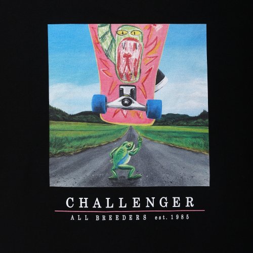 他の写真3: CHALLENGER/L/S FROG TEE（BLACK）［プリント長袖T-25春夏］