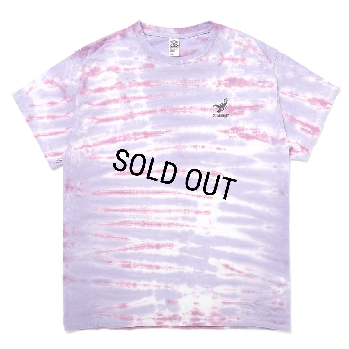 画像2: CHALLENGER/TIE DYE SCORPION TEE（LT PURPLE）［タイダイT-25春夏］ (2)