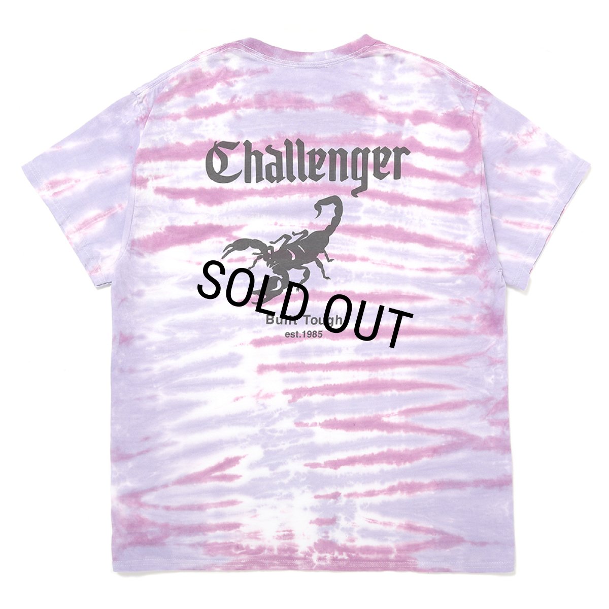 画像1: CHALLENGER/TIE DYE SCORPION TEE（LT PURPLE）［タイダイT-25春夏］ (1)