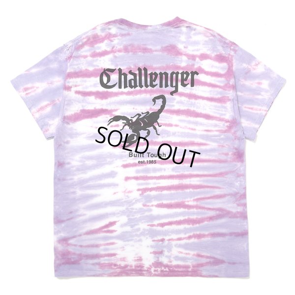 画像1: CHALLENGER/TIE DYE SCORPION TEE（LT PURPLE）［タイダイT-25春夏］