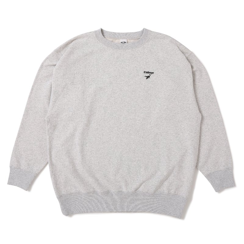 画像1: CHALLENGER/SCORPION C/N SWEAT（GRAY）［クルーネックスウェット-25春夏］