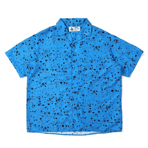 他の写真1: CHALLENGER/S/S SPLATTER SHIRT（BLUE）［スプラッターシャツ-25春夏］