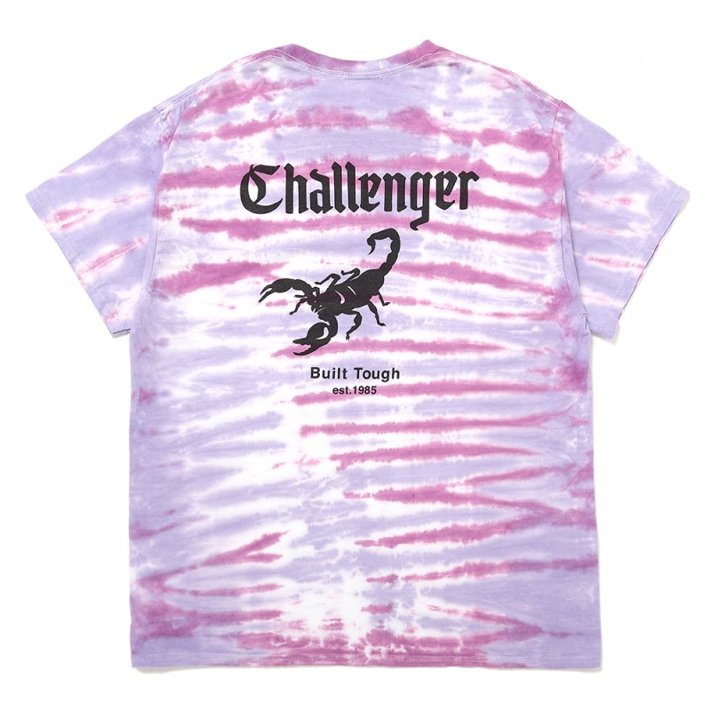 画像2: CHALLENGER/TIE DYE SCORPION TEE（LT PURPLE）［タイダイT-25春夏］