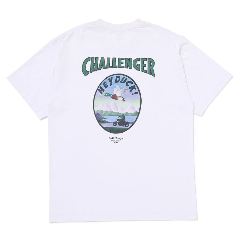 画像2: CHALLENGER/HEY DUCK TEE（WHITE）［プリントT-25春夏］